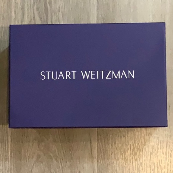 NWT Stuart Weitzman Size 7 “Broom” Slate Suede Shoes - BRAND NEW WITH BOX! - Picture 3 of 9